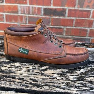 Vintage Eastland Women's Brown Leather Lace Up Sz 10 Chukka Ankle Boots T5